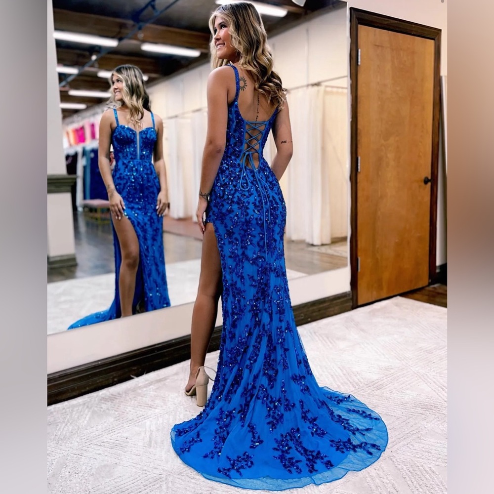 BLUE PROM DRESS!